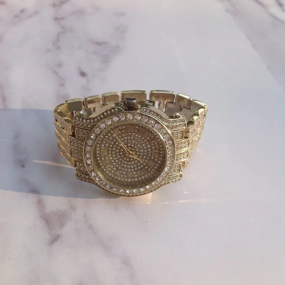 Techno Pave Watch Blingout Blinding Boyfriend Chiunky